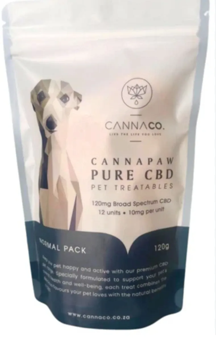 CannaPaw Pet CBD Treats for Cats and Dogs - 12 Pack