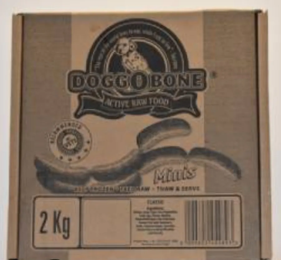 Doggobone Classic Minis raw dog food - 40 x 50g rolls