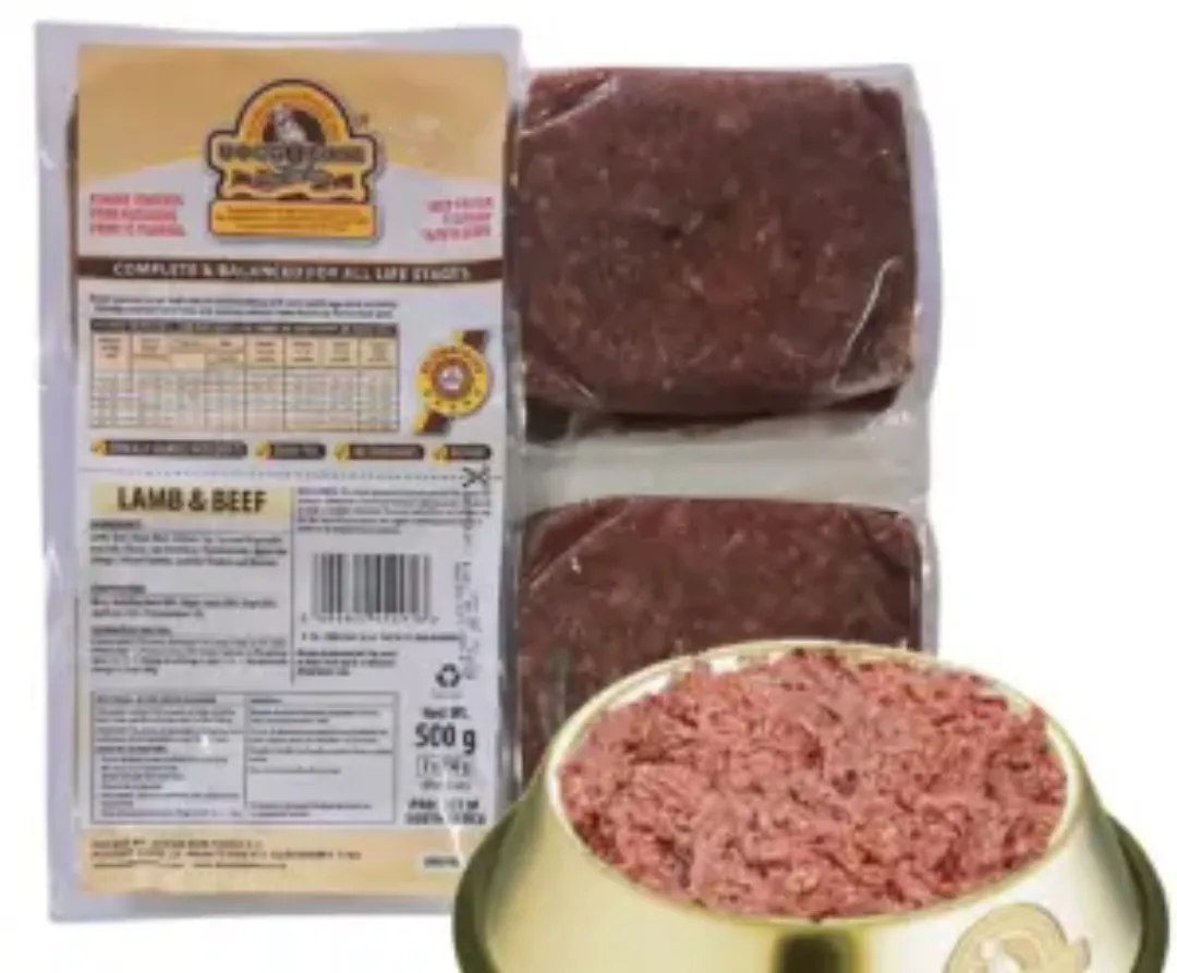 Doggobone Lamb and Beef raw dog food