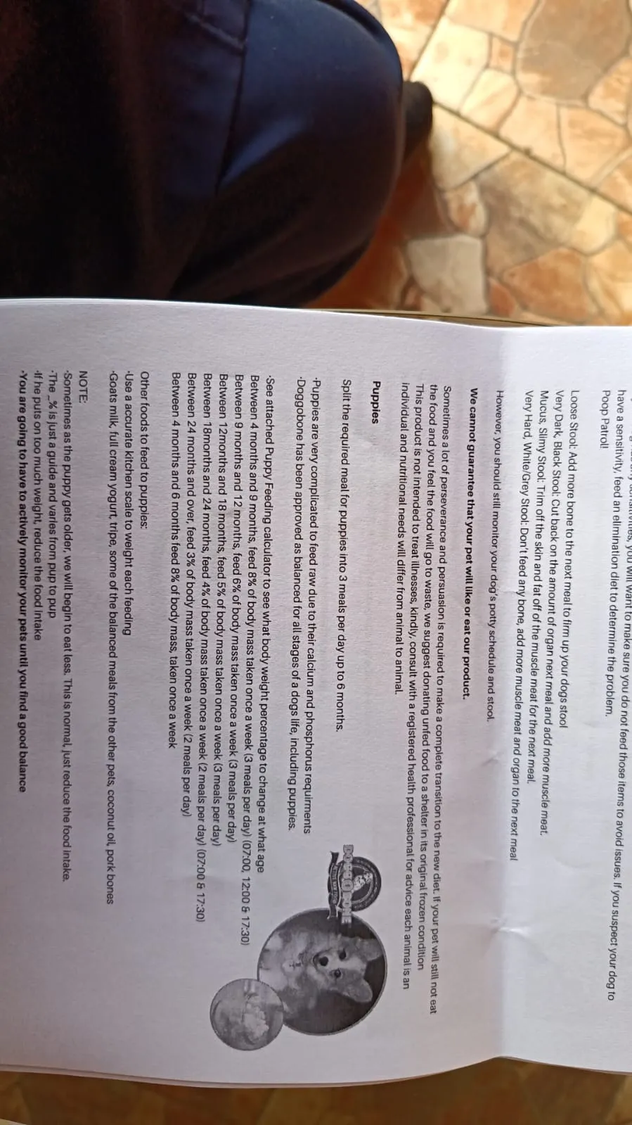 Doggobone Chicken raw dog food