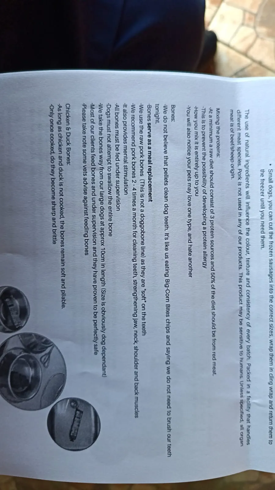 Doggobone Duck raw dog food