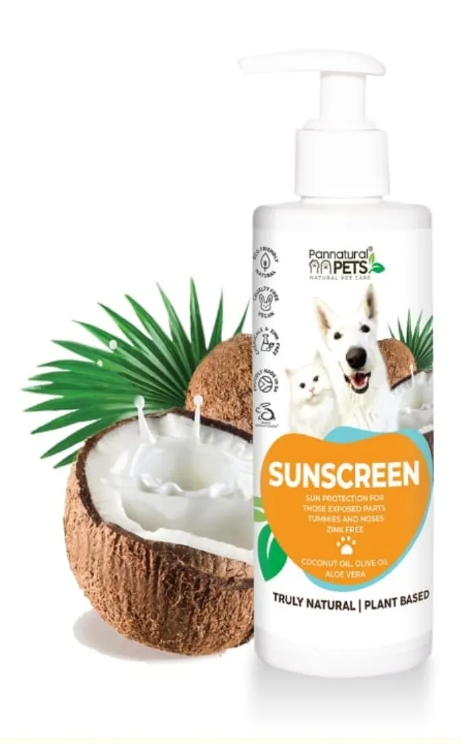 Pet Sunscreen - natural sun protection for dogs and cats
