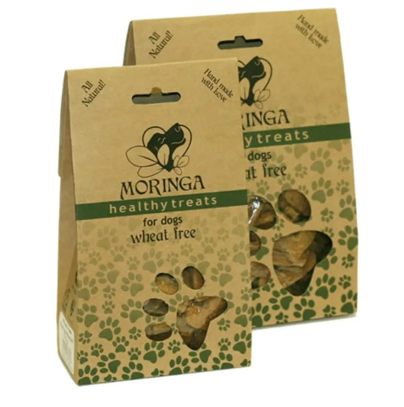 Moringa healthy treats for dogs - wheat free packaging